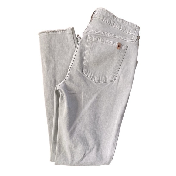 JOE’S JEANS WOMENS  SIZE 29W DISTRESSED  FRAYED HEM GREY - Picture 7 of 8